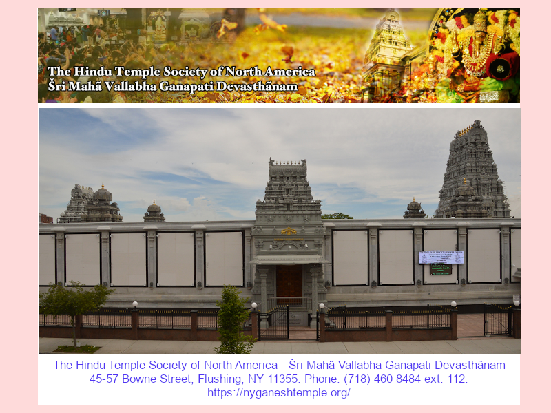 SriMaha Vallabha Ganapati Devasthanam, New York, USA